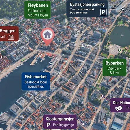 Appartement Bryggen View - 4br - Penthouse *